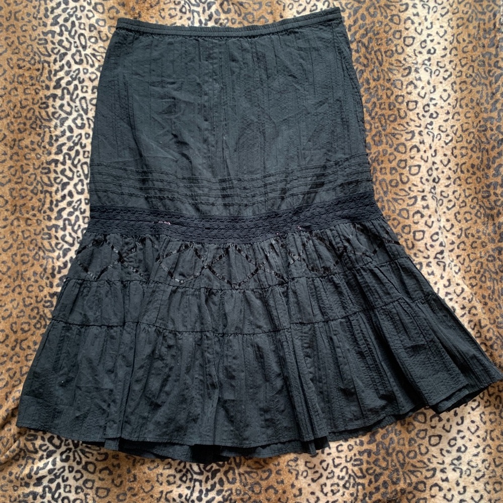 Goth black Black mermaid Skirt